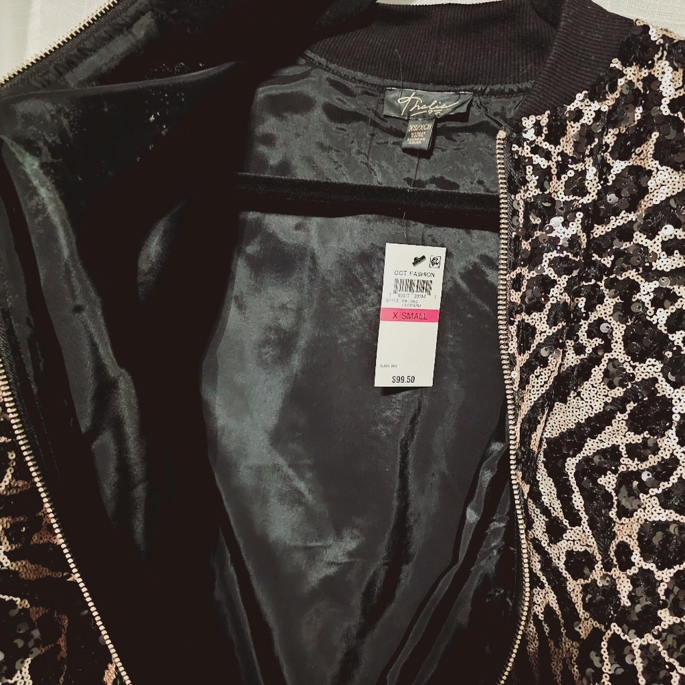 Sequin jacket XS - Picture 3 of 6